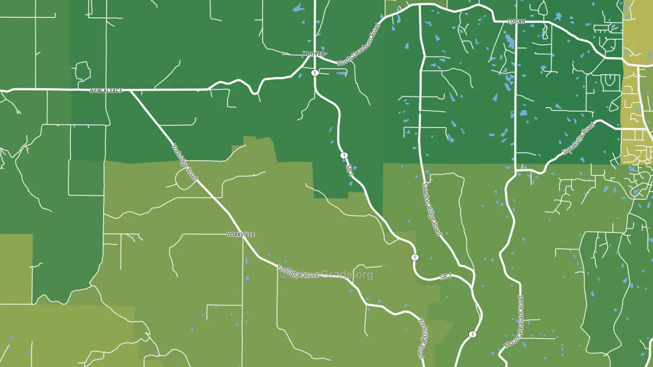 47022, IN Map of Vehicle Theft Rates