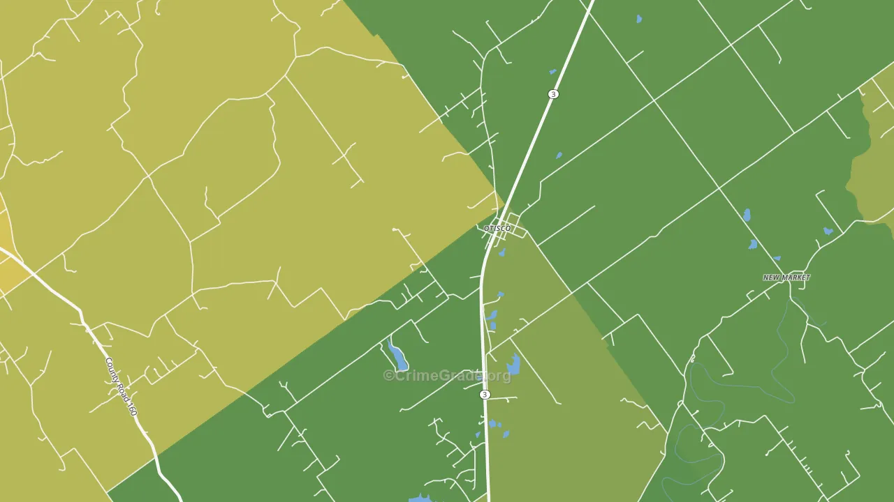 47163, IN Map of Vehicle Theft Rates