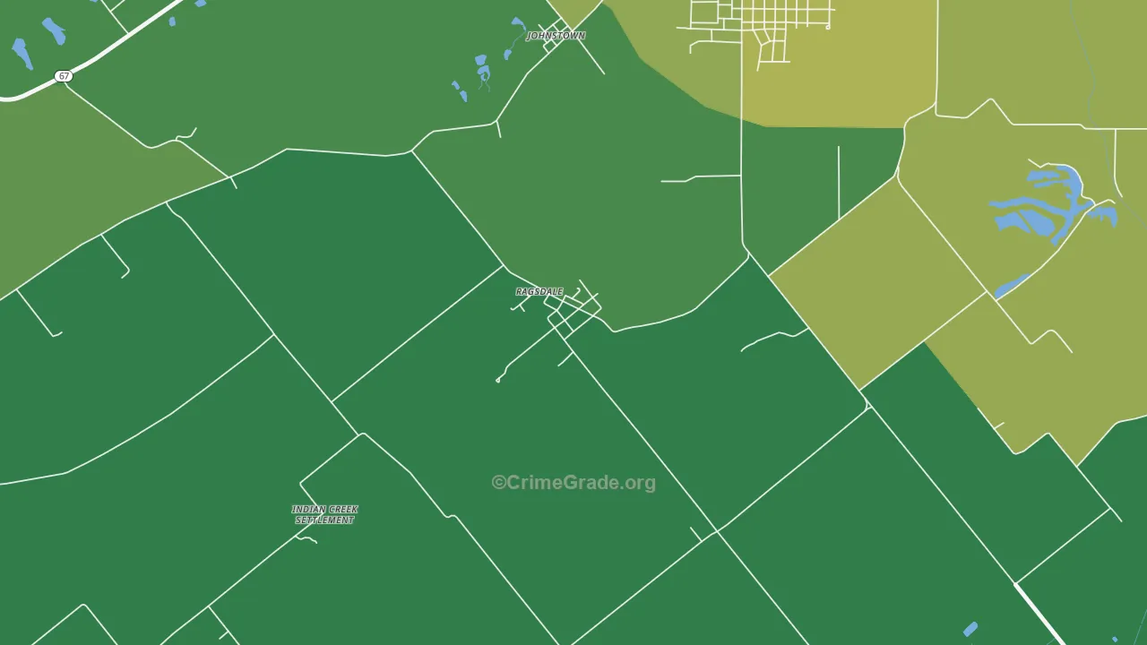 47573, IN Map of Vehicle Theft Rates