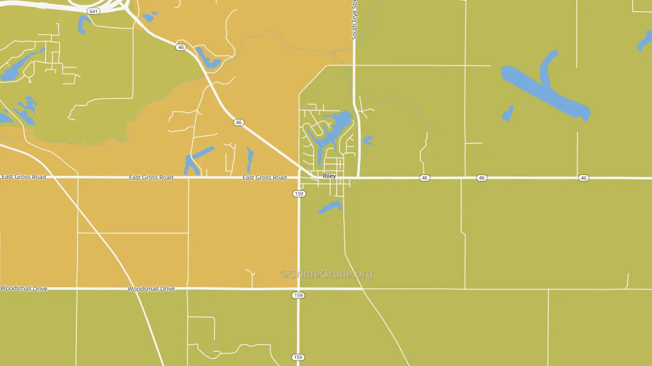 47871, IN Map of Vehicle Theft Rates