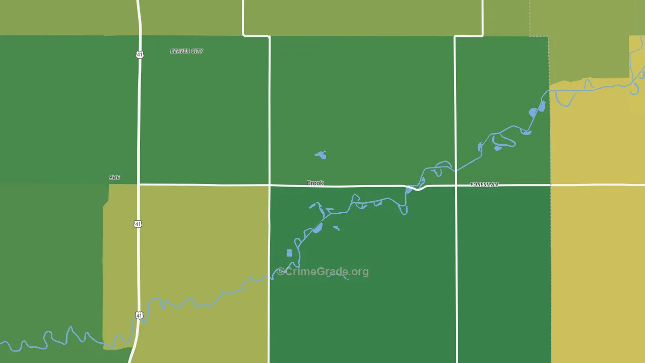 47922, IN Map of Vehicle Theft Rates