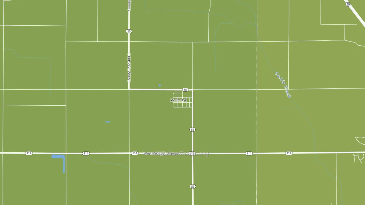 47964, IN Map of Vehicle Theft Rates