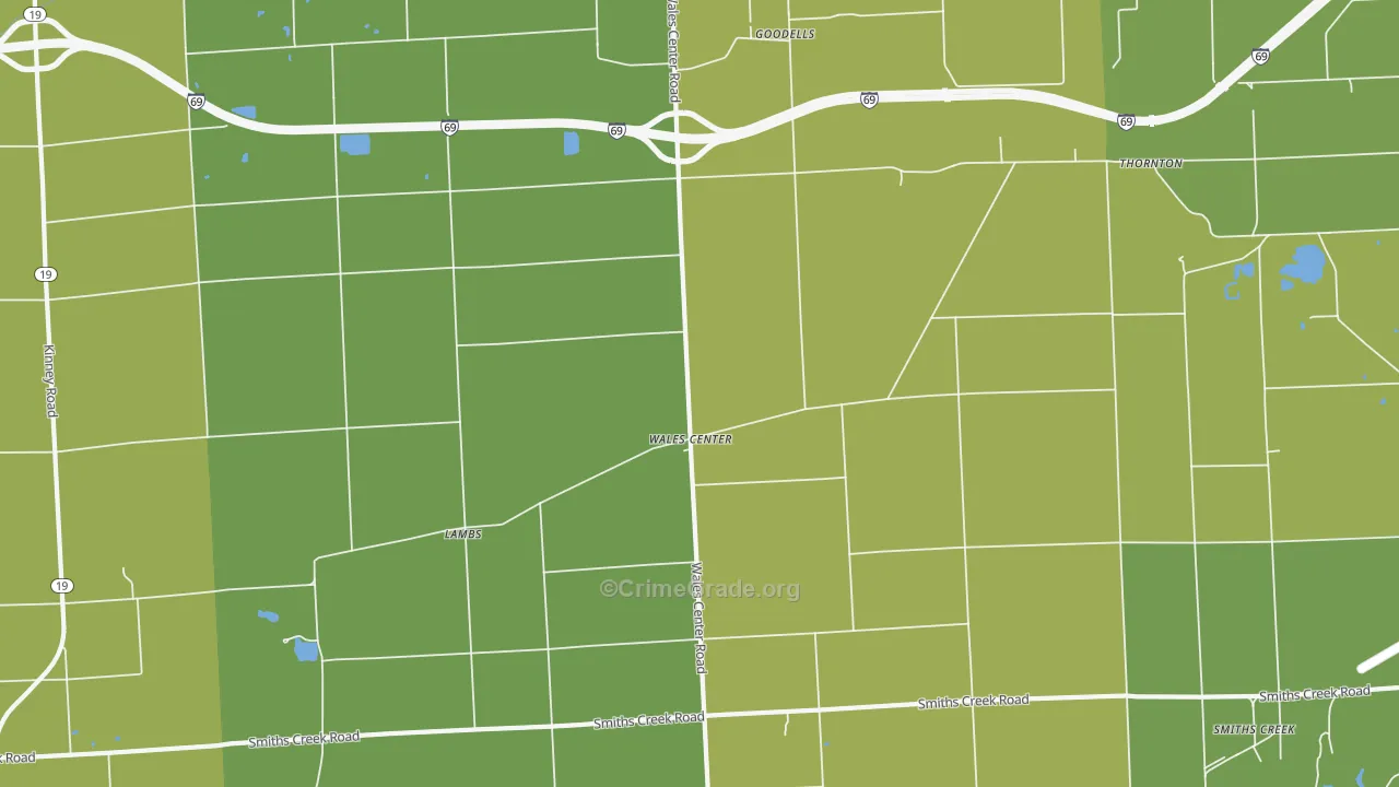 48027, MI Map of Vehicle Theft Rates