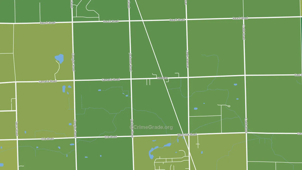 48177, MI Map of Vehicle Theft Rates