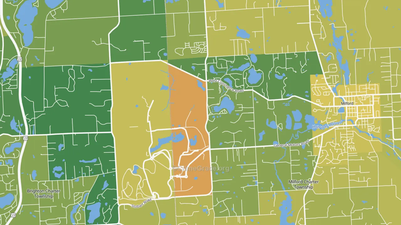 48380, MI Map of Vehicle Theft Rates