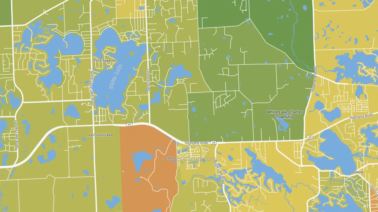 48383, MI Map of Vehicle Theft Rates