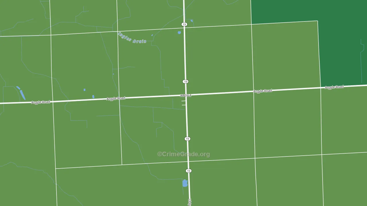 48410, MI Map of Vehicle Theft Rates