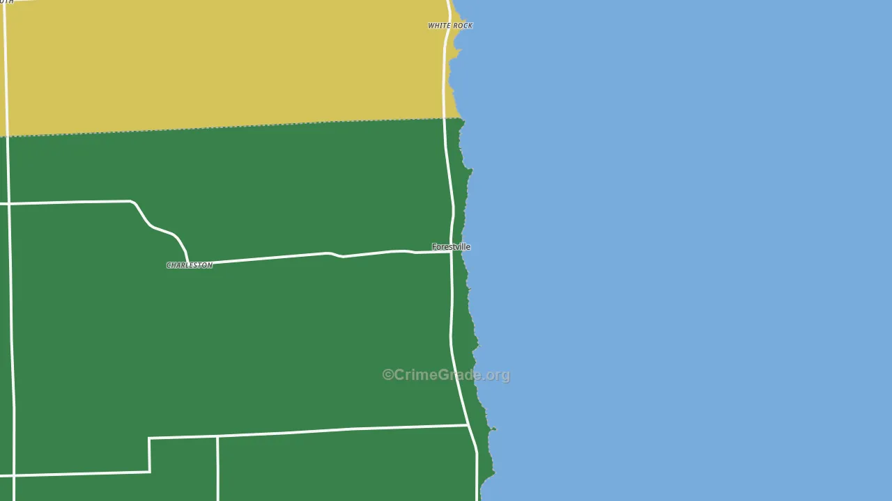 48434, MI Map of Vehicle Theft Rates