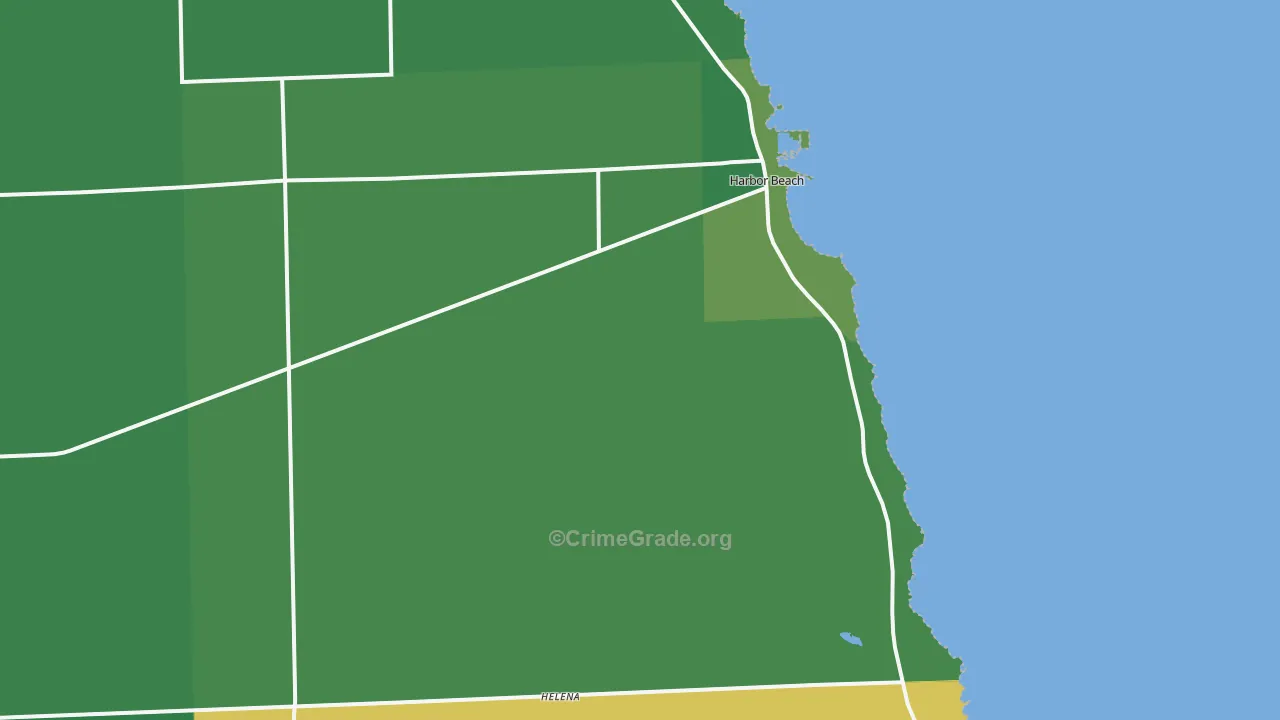 48441, MI Map of Vehicle Theft Rates