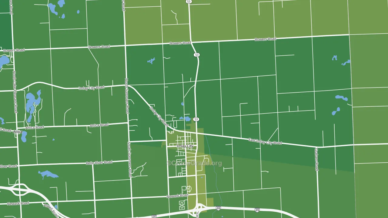 48444, MI Map of Vehicle Theft Rates