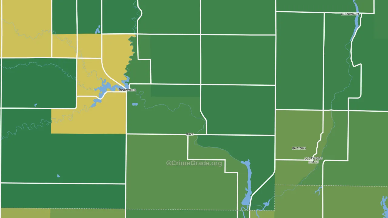 48612, MI Map of Vehicle Theft Rates