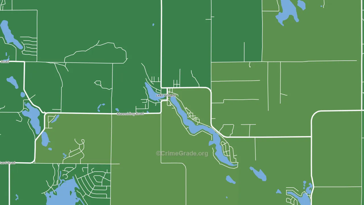 48633, MI Map of Vehicle Theft Rates