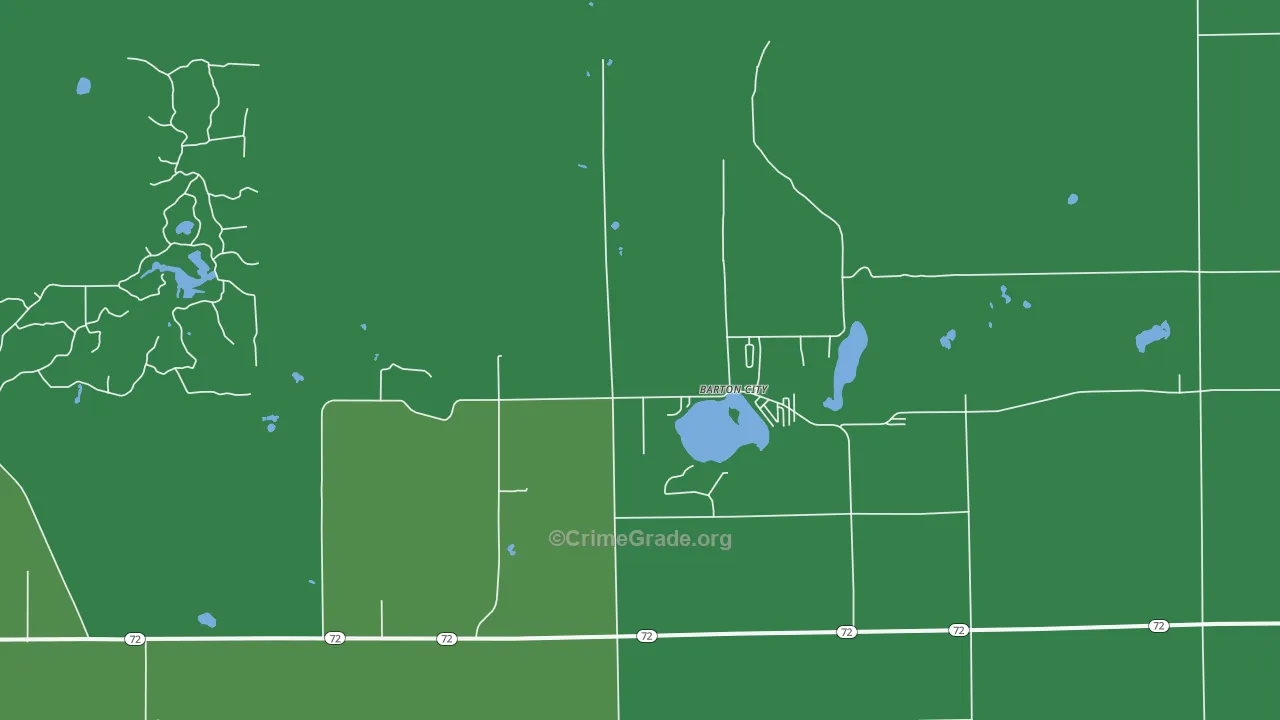 48705, MI Map of Vehicle Theft Rates