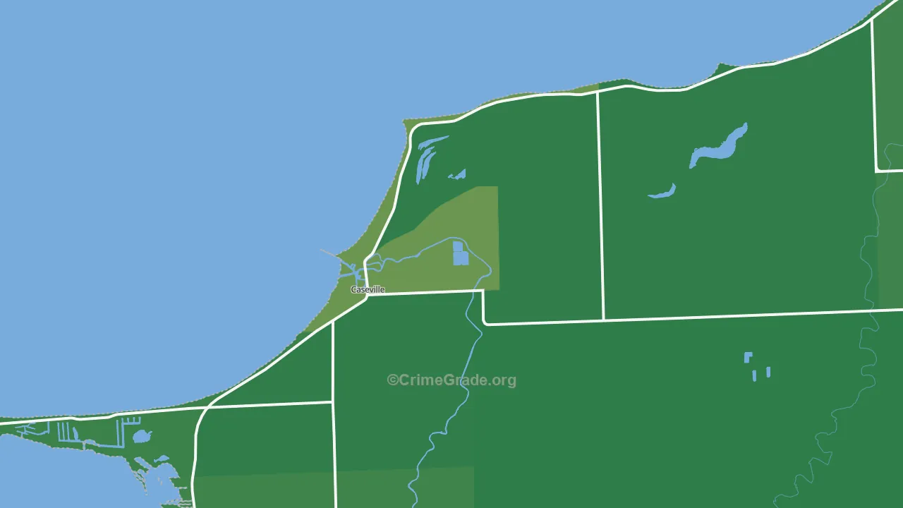 48725, MI Map of Vehicle Theft Rates