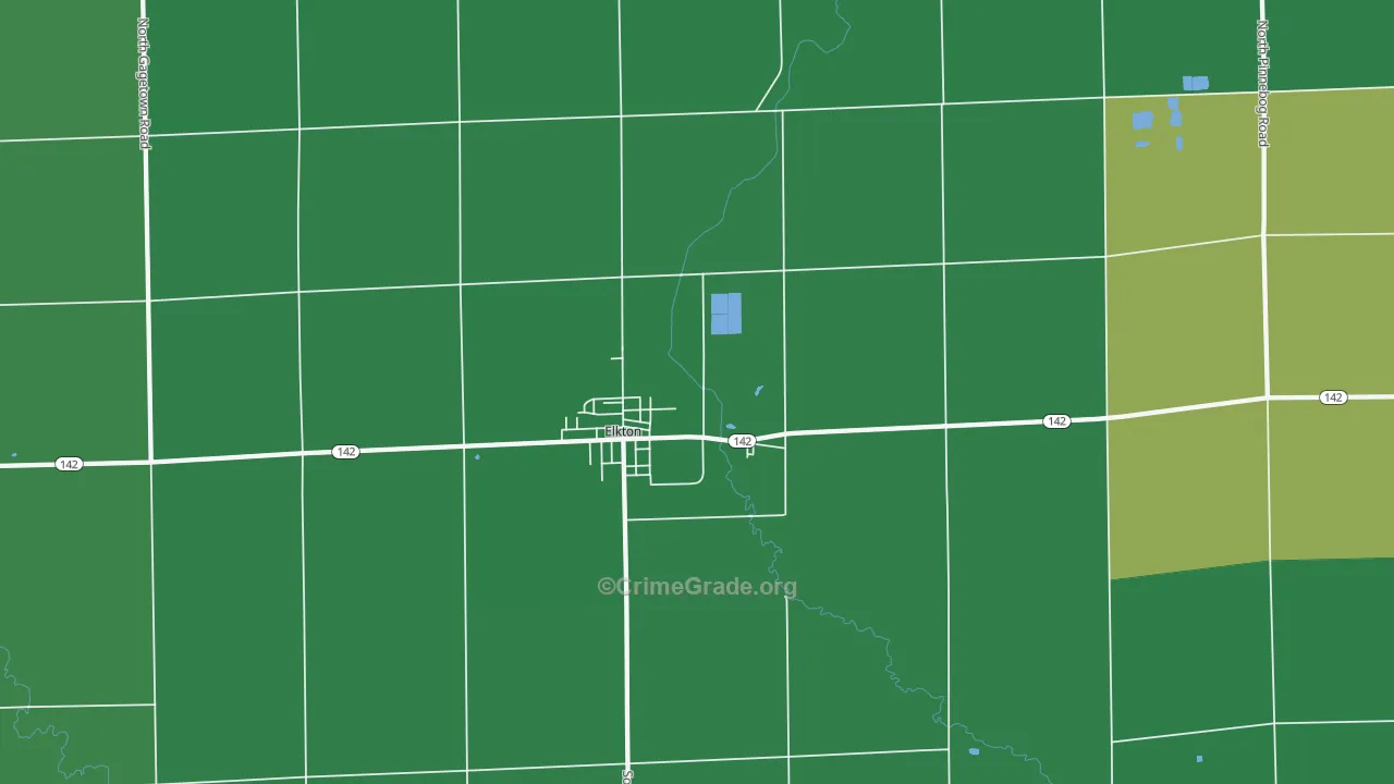 48731, MI Map of Vehicle Theft Rates
