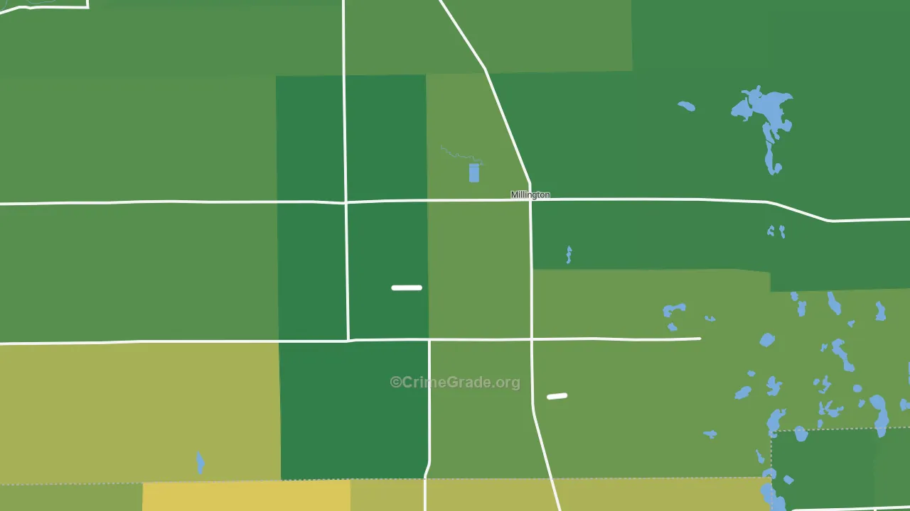48746, MI Map of Vehicle Theft Rates