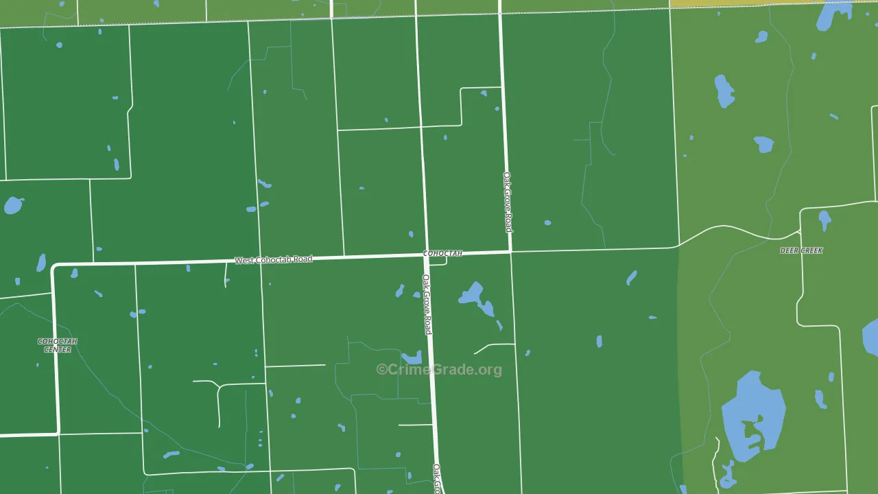 48816, MI Map of Vehicle Theft Rates