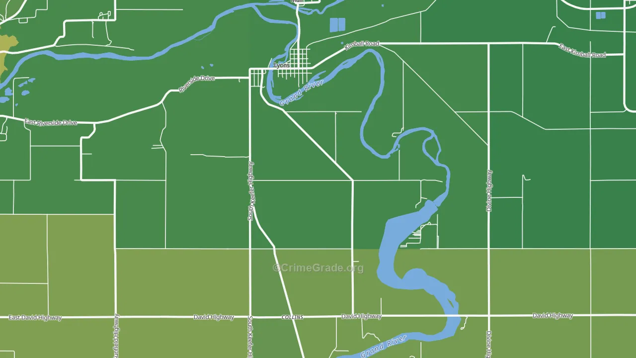 48851, MI Map of Vehicle Theft Rates