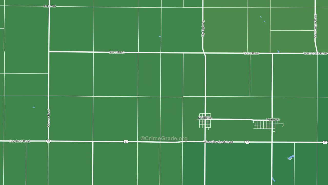 48856, MI Map of Vehicle Theft Rates