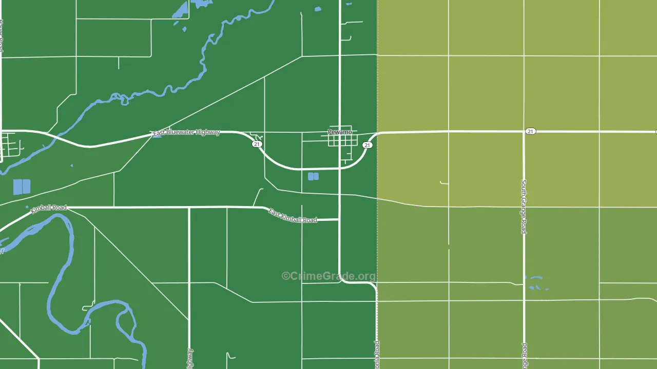 48873, MI Map of Vehicle Theft Rates