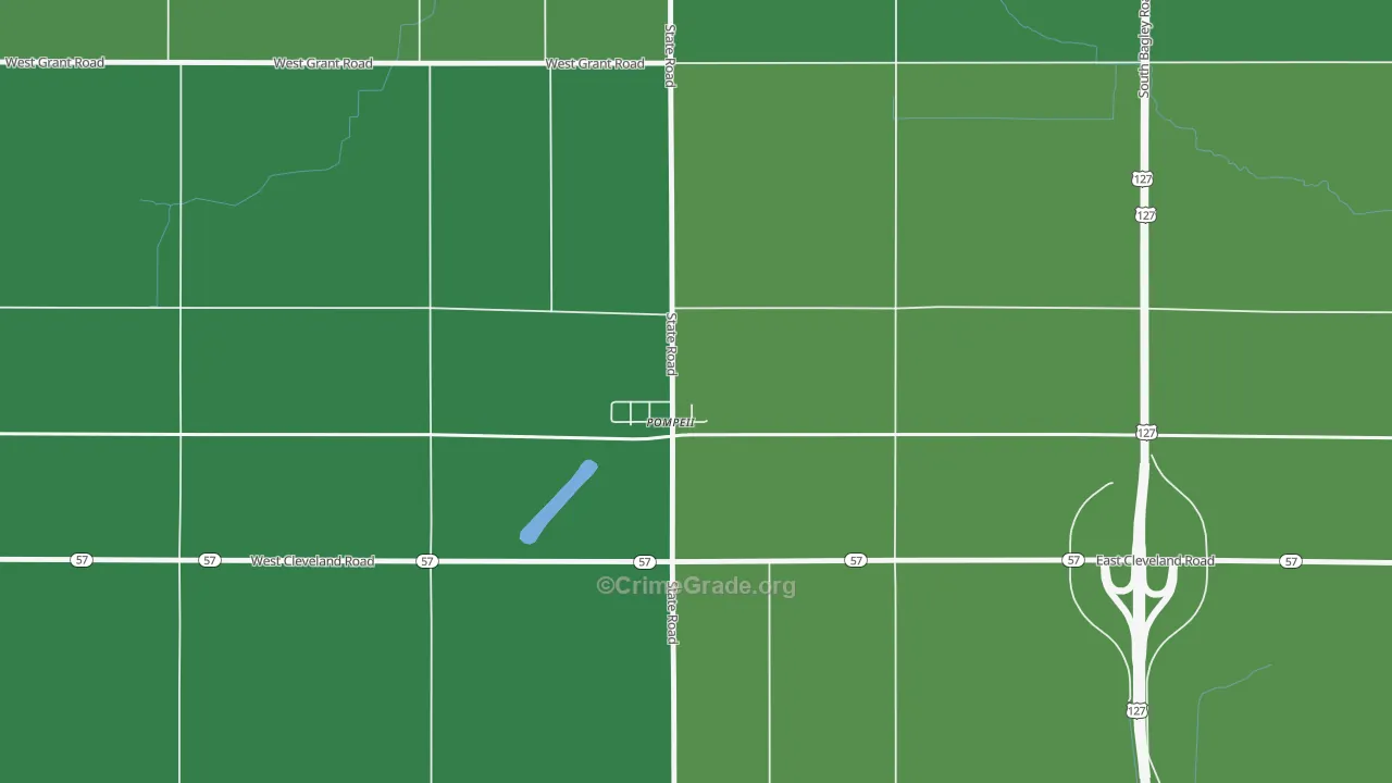 48874, MI Map of Vehicle Theft Rates
