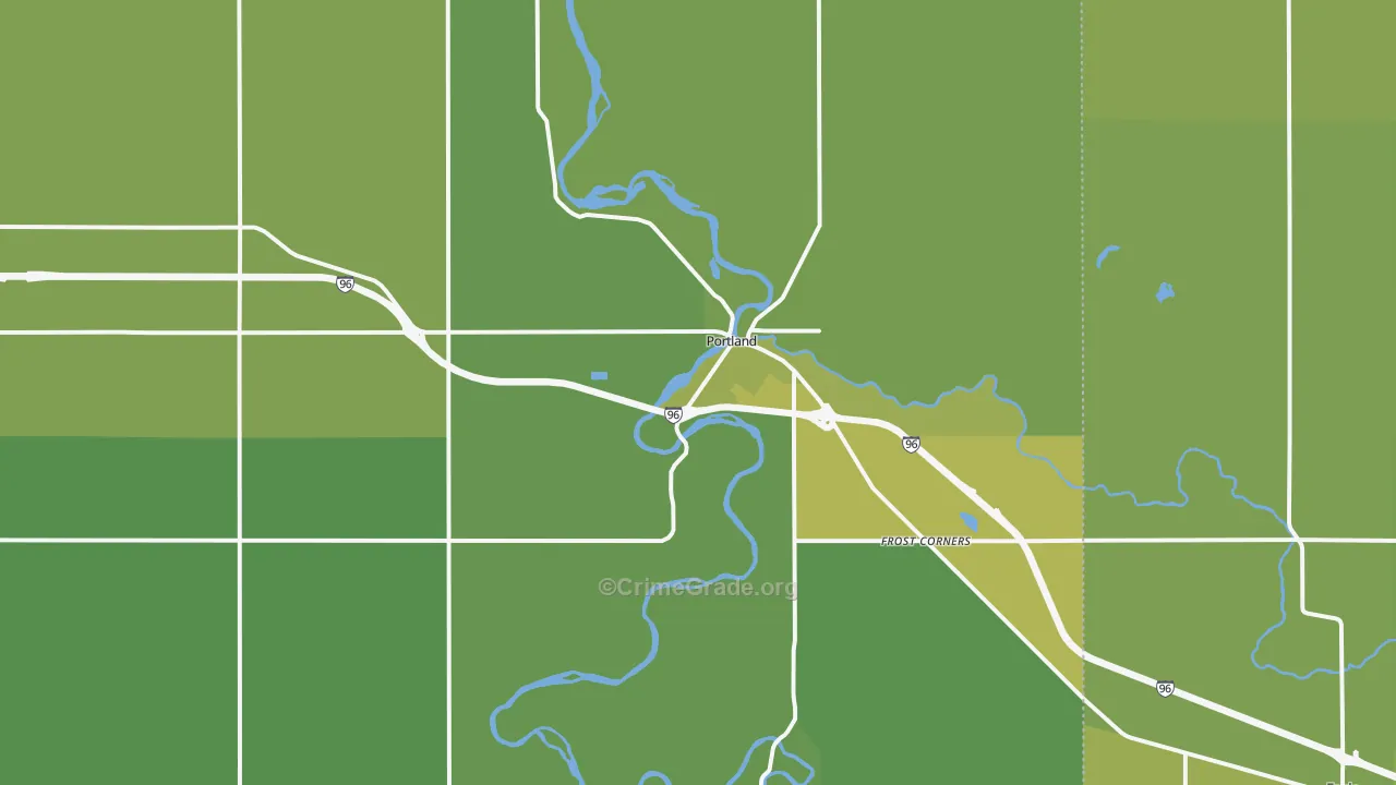 48875, MI Map of Vehicle Theft Rates