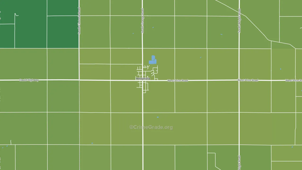 48894, MI Map of Vehicle Theft Rates