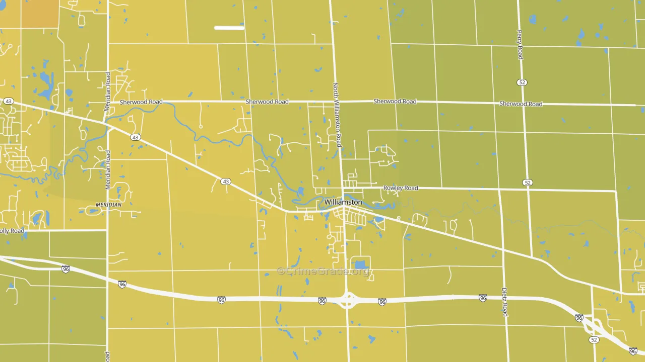 48895, MI Map of Vehicle Theft Rates