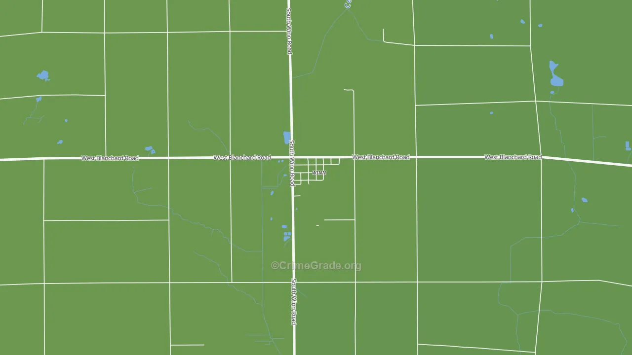 48896, MI Map of Vehicle Theft Rates