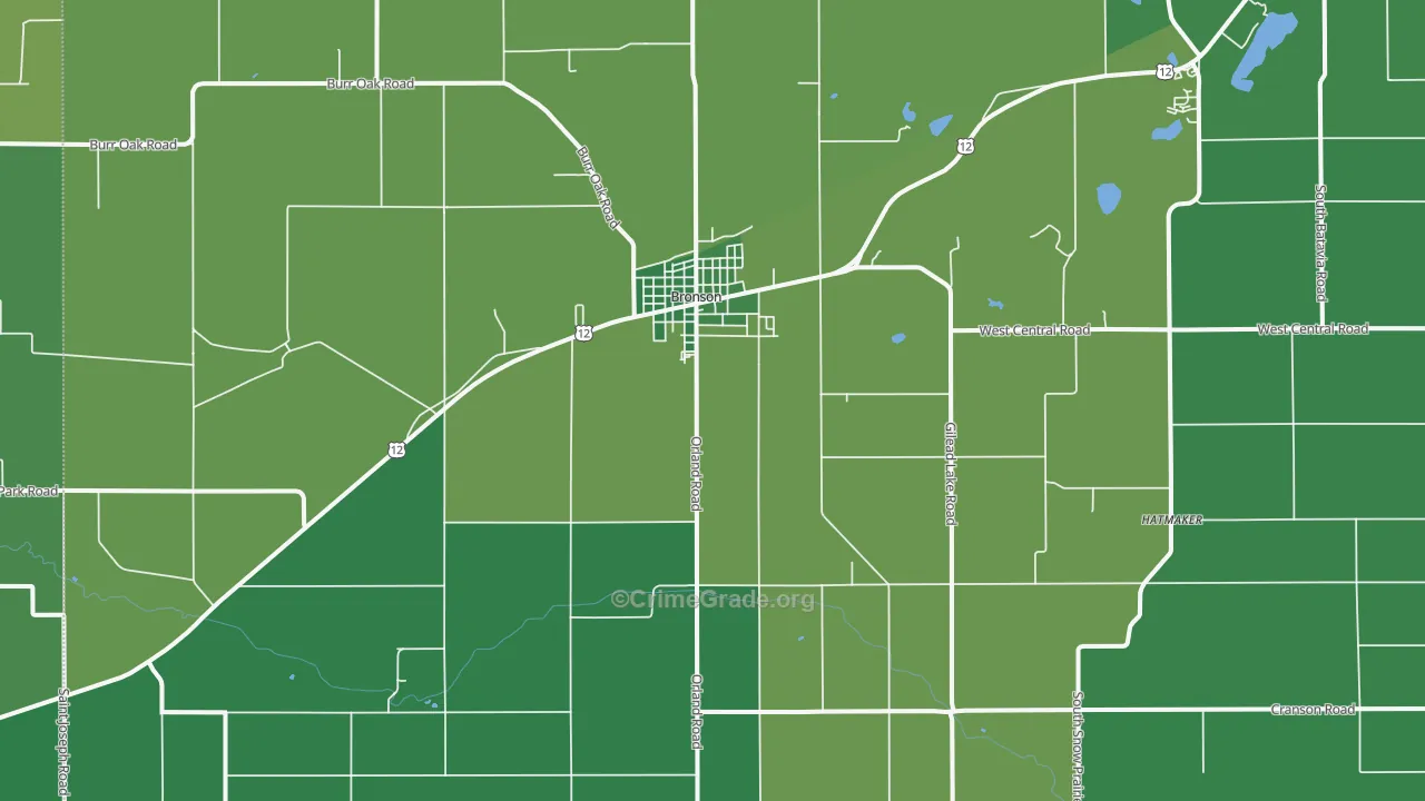 49028, MI Map of Vehicle Theft Rates