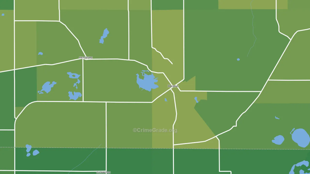 49045, MI Map of Vehicle Theft Rates