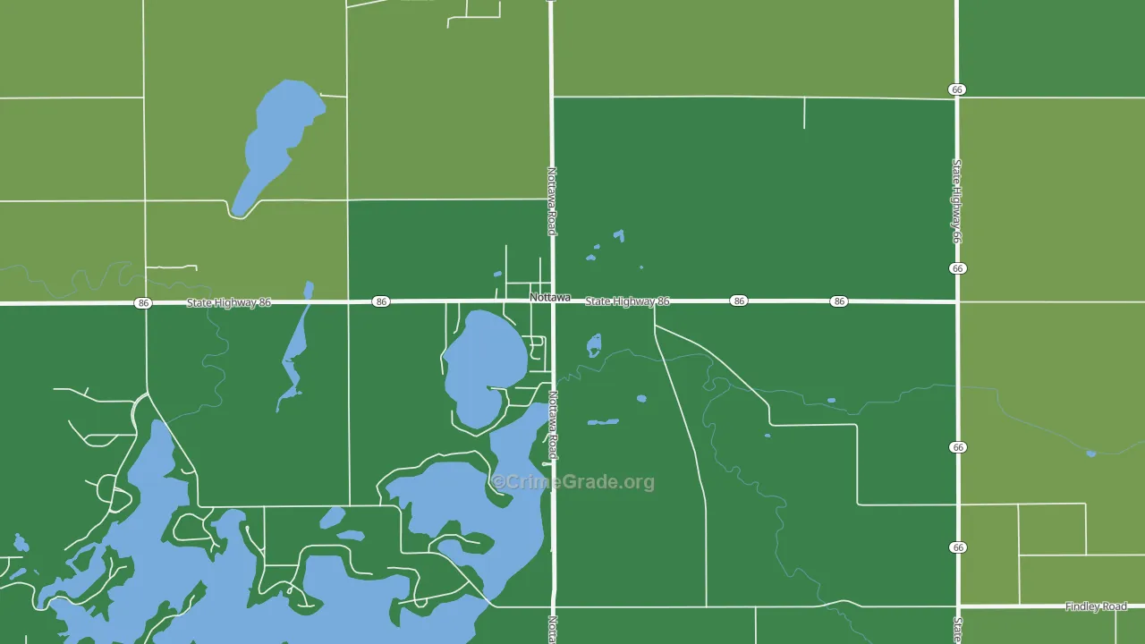 49075, MI Map of Vehicle Theft Rates