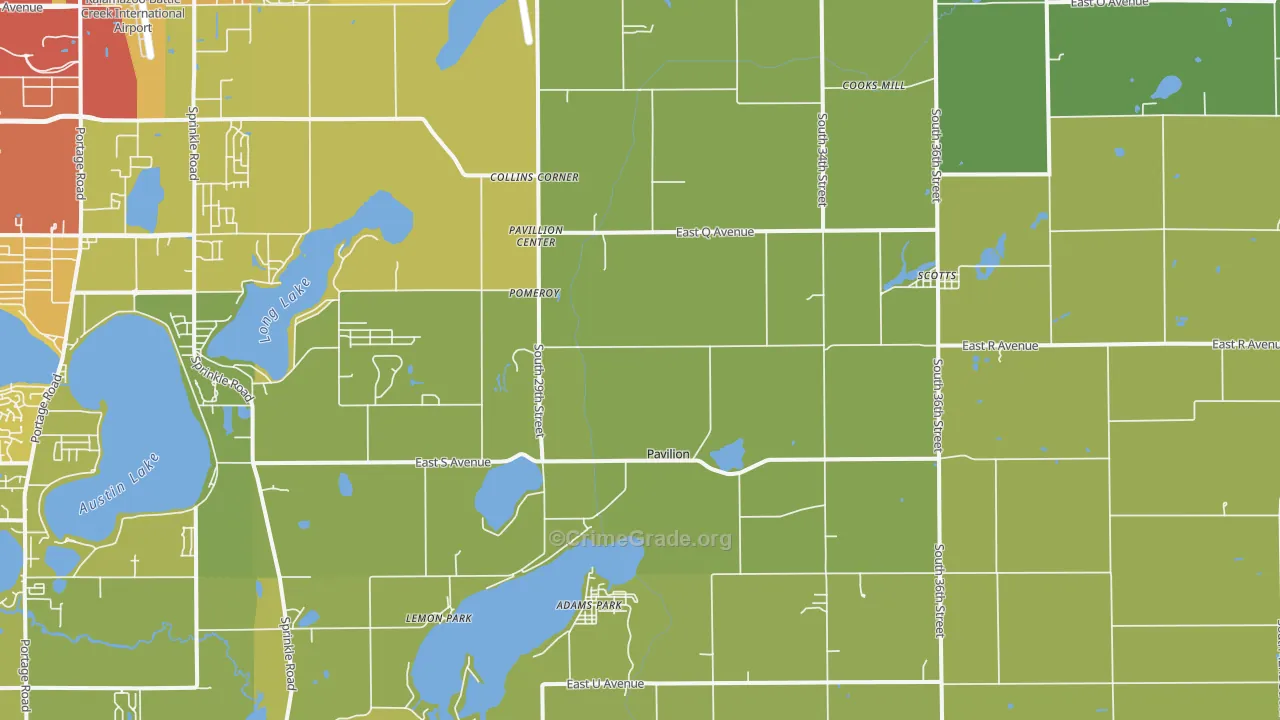 49088, MI Map of Vehicle Theft Rates