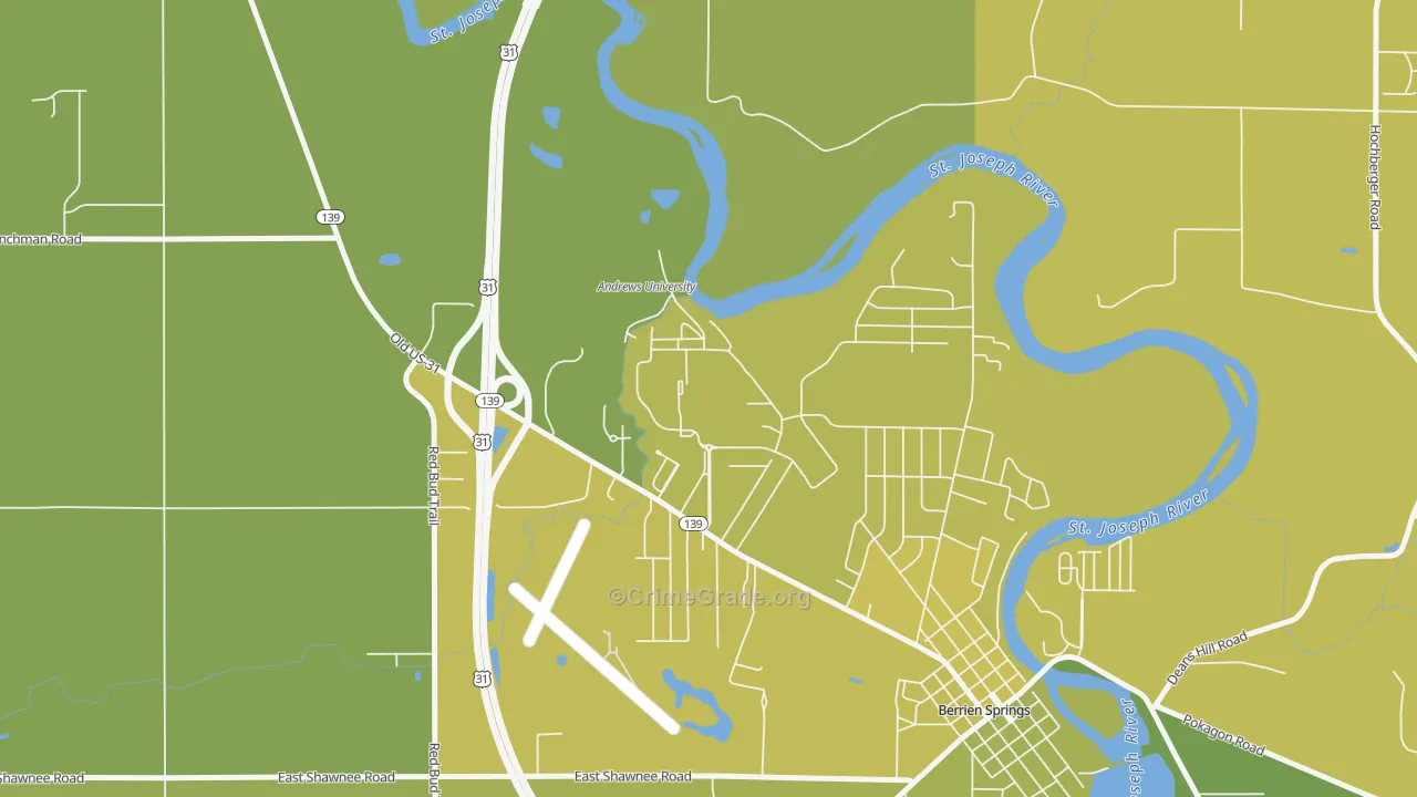 49104, MI Map of Vehicle Theft Rates