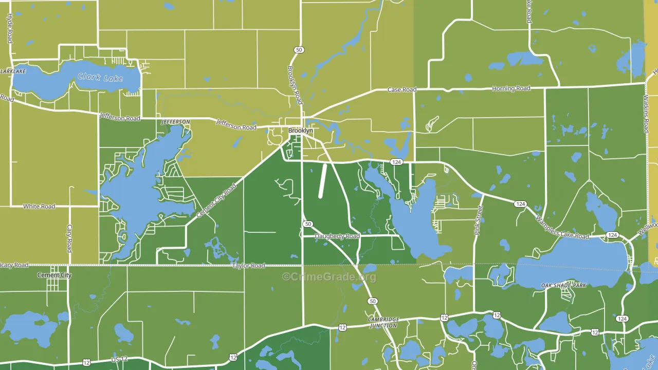 49230, MI Map of Vehicle Theft Rates