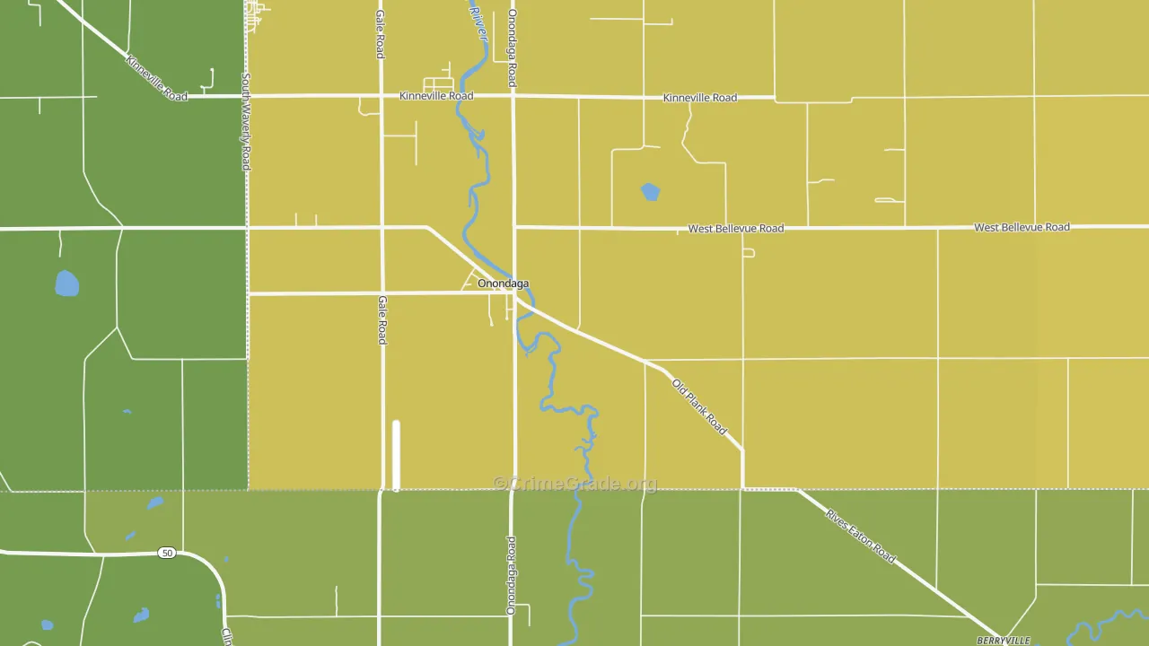 49264, MI Map of Vehicle Theft Rates