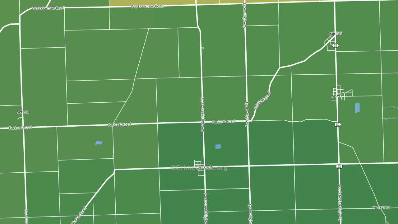49279, MI Map of Vehicle Theft Rates