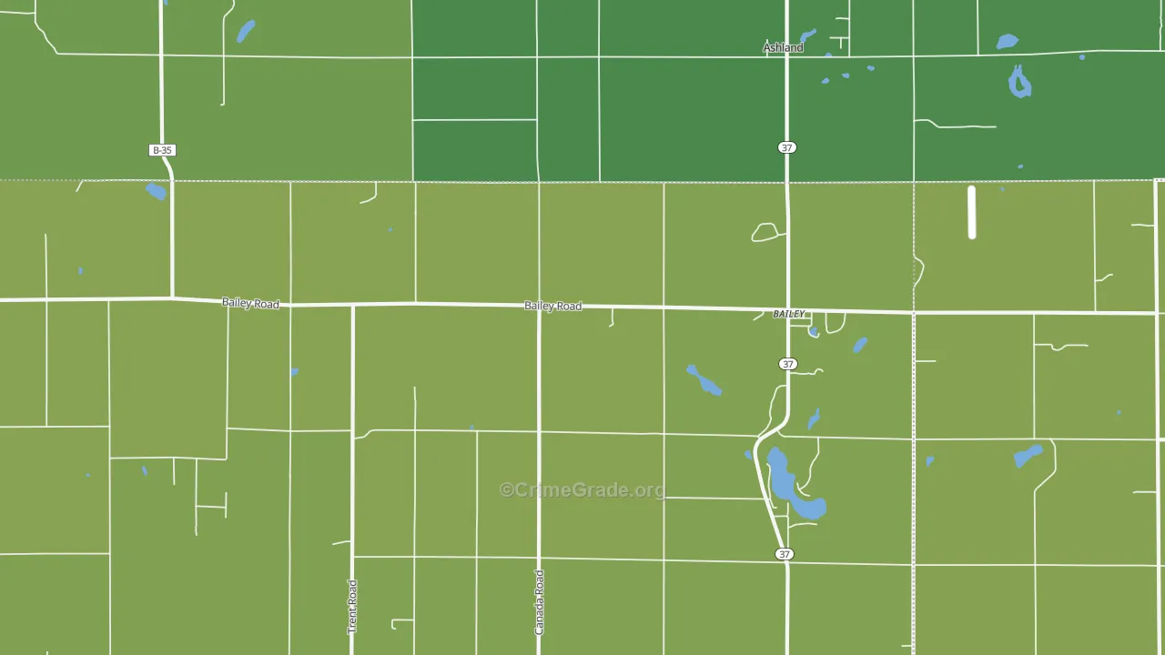 49303, MI Map of Vehicle Theft Rates