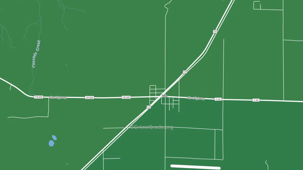 49611, MI Map of Vehicle Theft Rates
