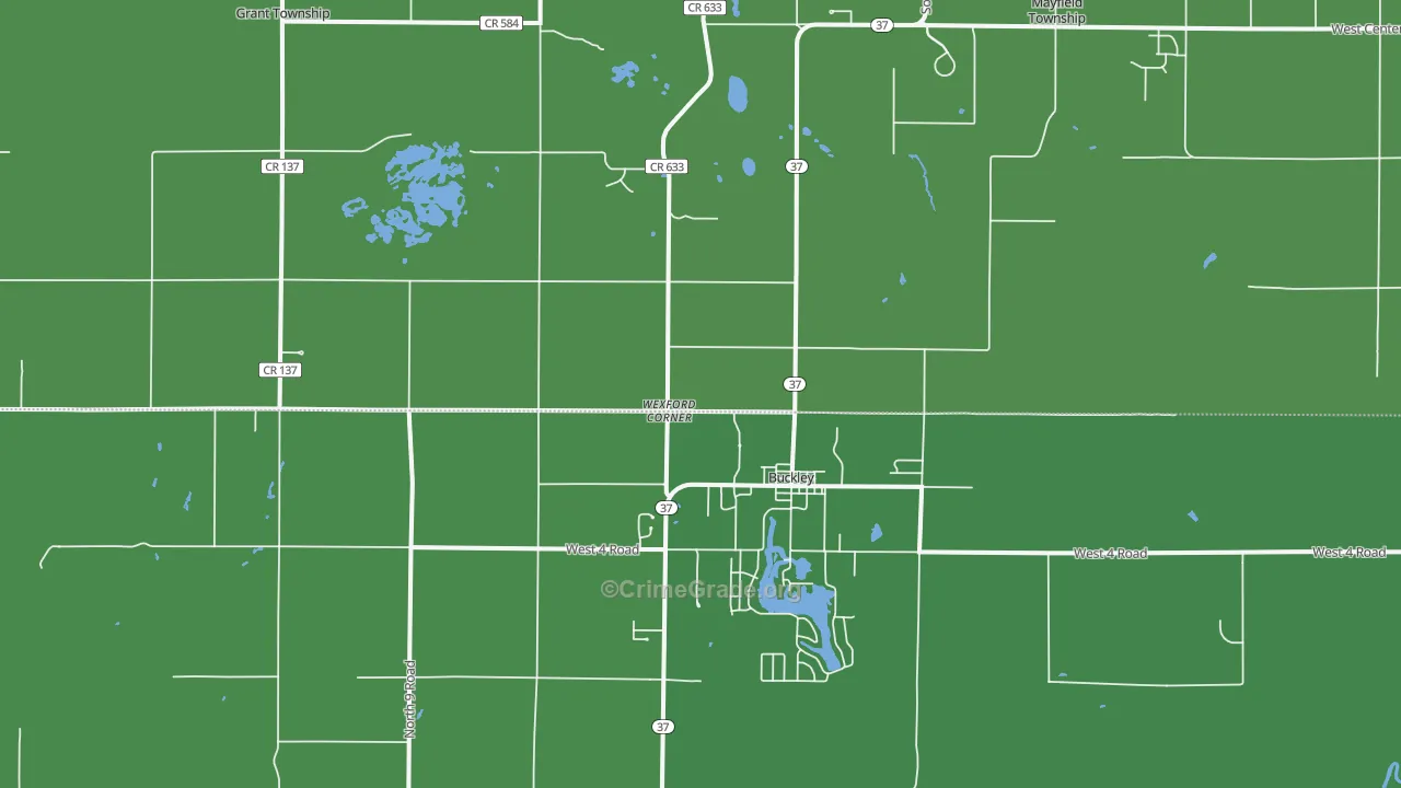 49620, MI Map of Vehicle Theft Rates