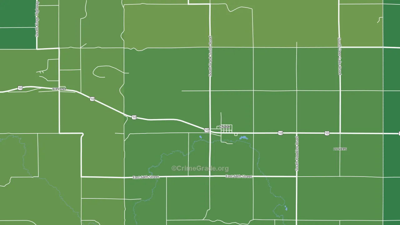 49623, MI Map of Vehicle Theft Rates
