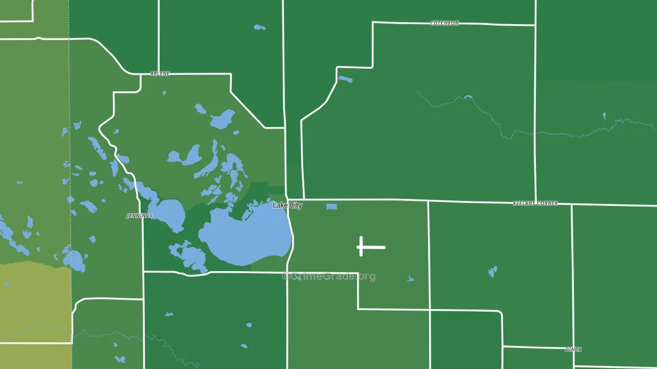 49651, MI Map of Vehicle Theft Rates