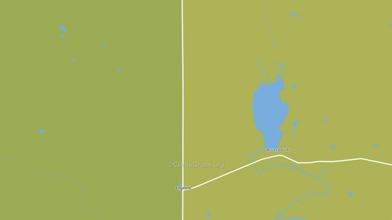 49827, MI Map of Vehicle Theft Rates