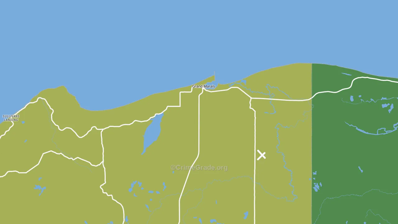 49839, MI Map of Vehicle Theft Rates