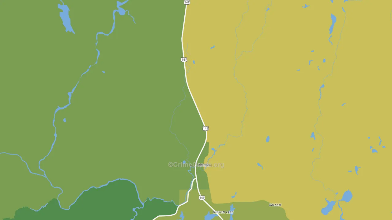 49903, MI Map of Vehicle Theft Rates