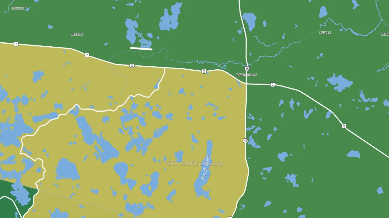 49969, MI Map of Vehicle Theft Rates