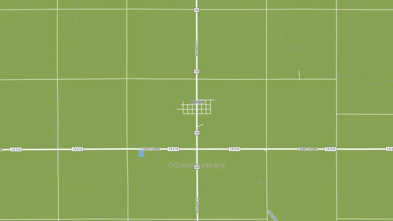 50040, IA Map of Vehicle Theft Rates