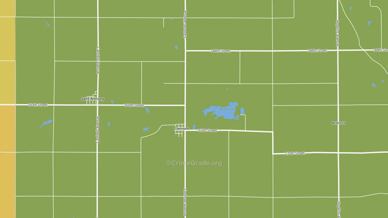 50051, IA Map of Vehicle Theft Rates