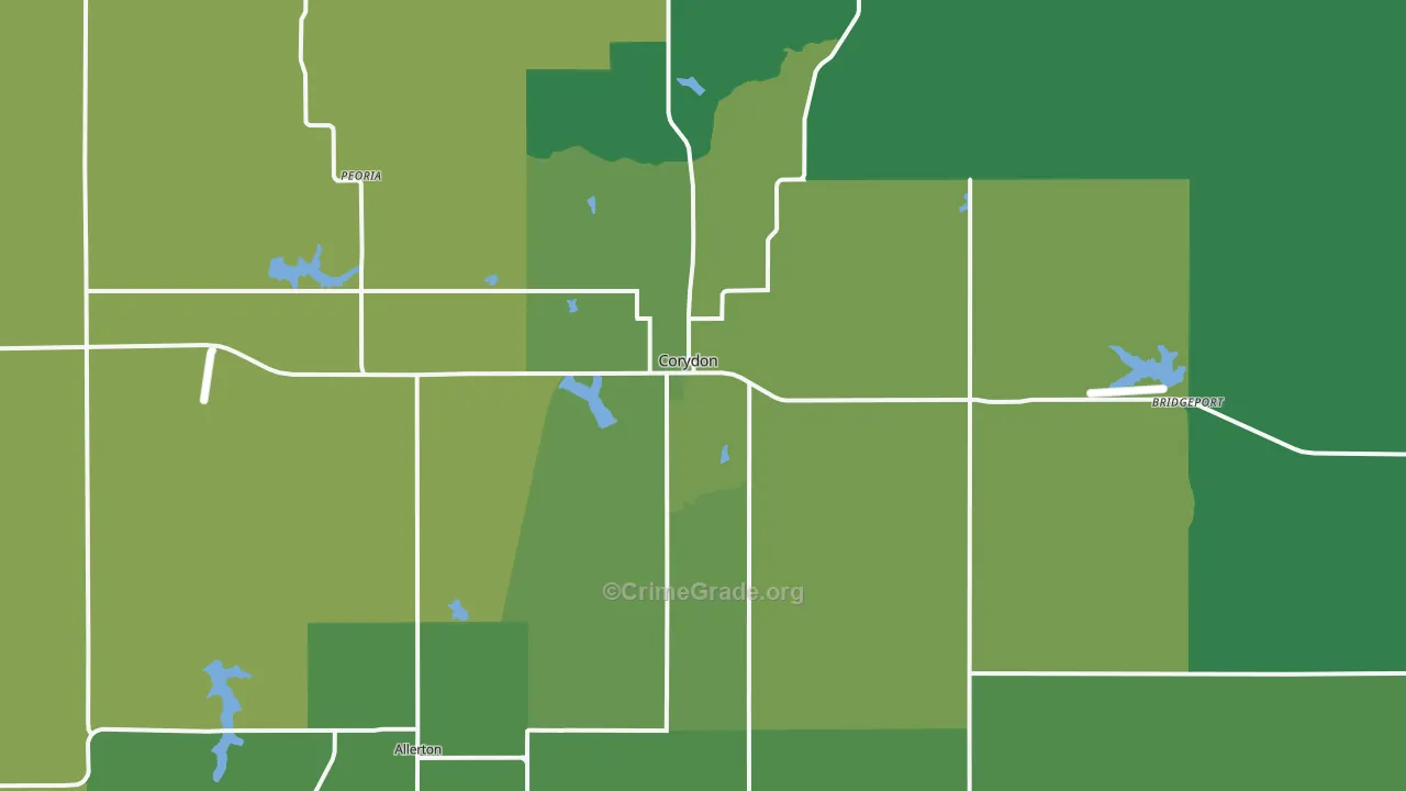 50060, IA Map of Vehicle Theft Rates