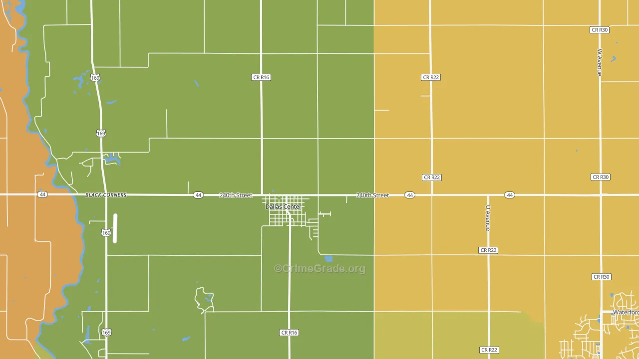 50063, IA Map of Vehicle Theft Rates
